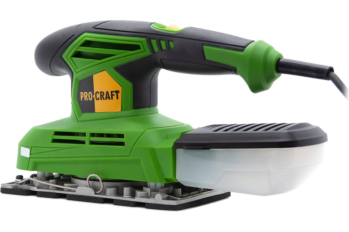 Шлифовальная машина плоскошлифовальная сетевая PROCRAFT industrial платформа 187x90 мм, 12000об/мин, 220Вт PV220