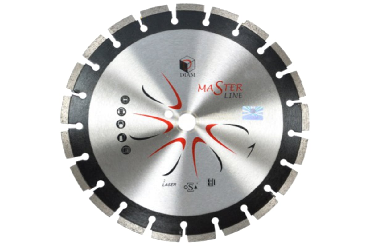 Круг алмазный сегментный 1A1RSS Master Line (350х25.4 мм) по асфальту Diam 489