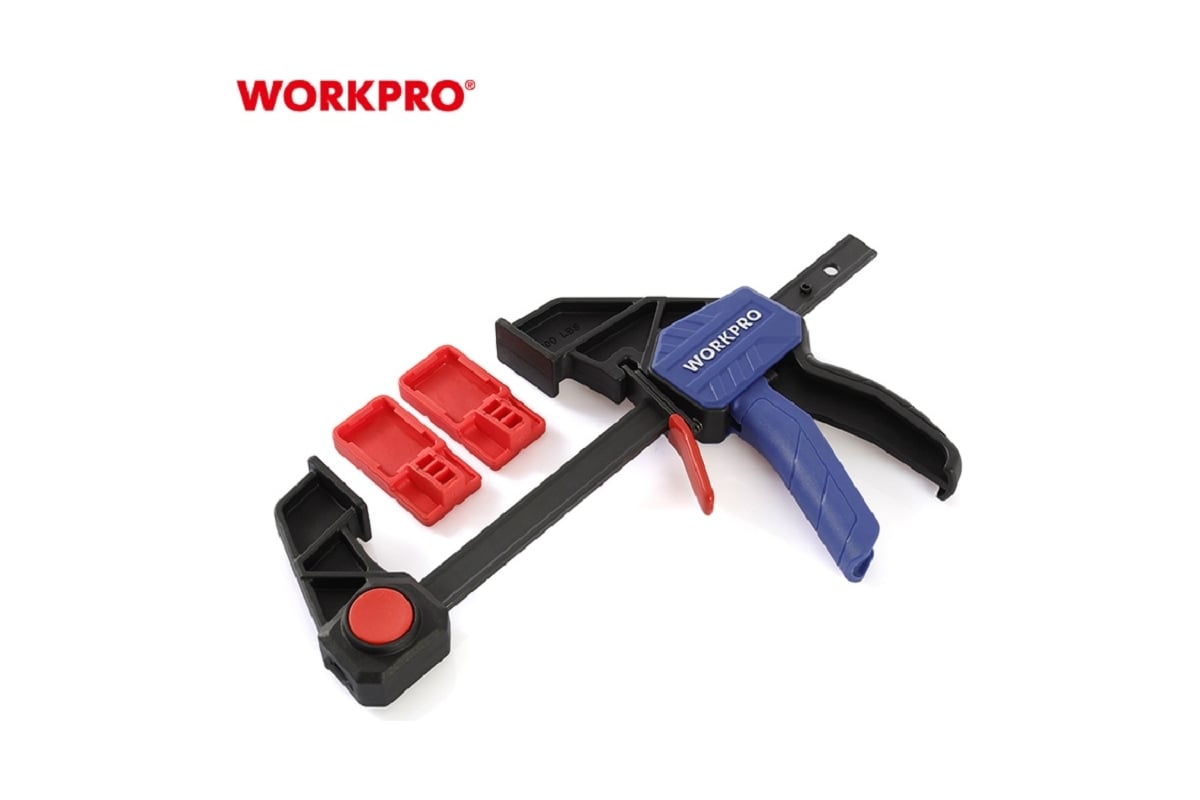 Быстрозажимная струбцина WORKPRO поворотная, 79x150мм WP232039