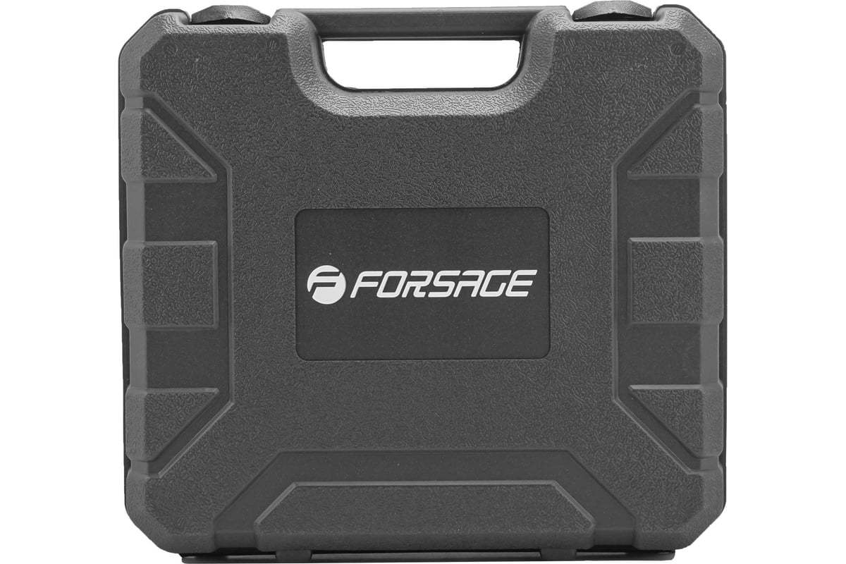 Промышленный электрический фен Forsage с насадками 220в, 50/60гц, 2000вт, 60/350/600с, 50/300/500л/мин,3 режима, класс защиты-двойная изоляция, в кейсе F-HG70-2000LED(52348)