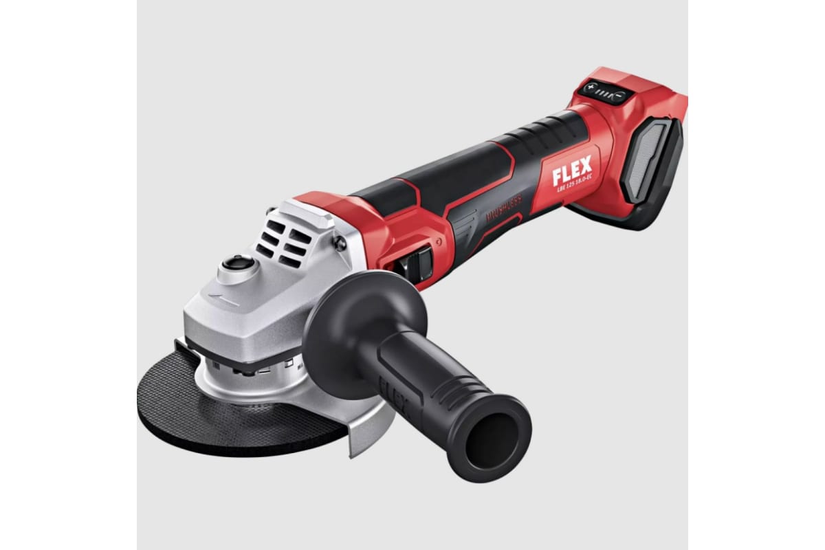 Аккумуляторная угловая шлифовальная машина Flex LBE 125 18.0-EC Ltd-E.5.0 Set 520861