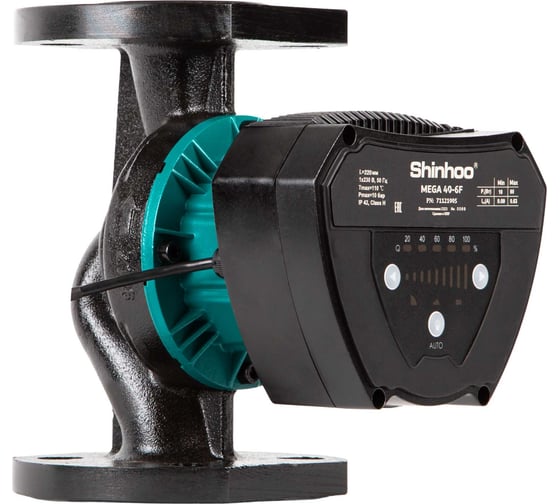 Насос циркуляционный SHINHOO MEGA 40-10F 230V 71121006