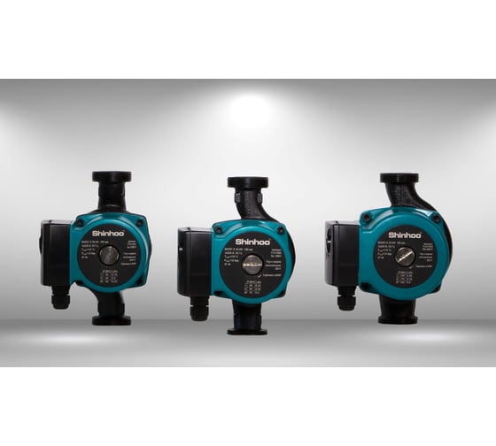 Насос циркуляционный SHINHOO BASIC S 25-6S 230V 180мм 71211002