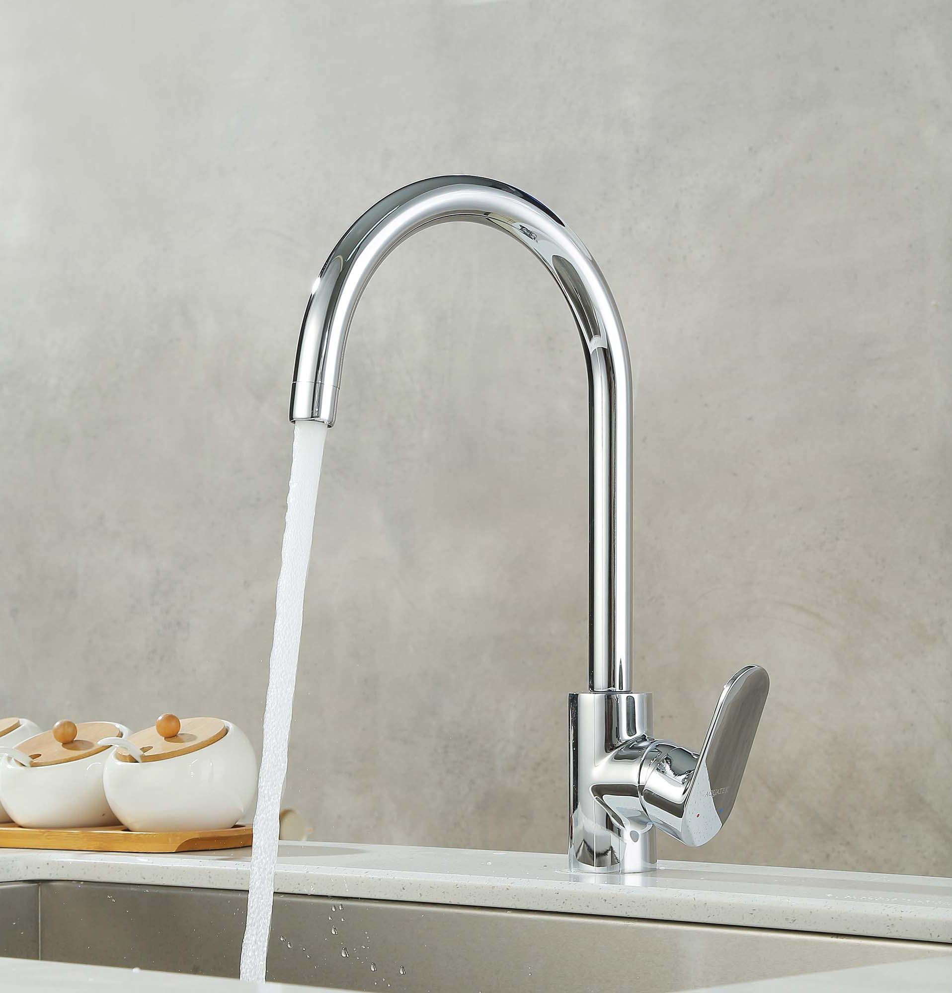 Смеситель для кухни Aquatek Ника AQ1882CR хром Смеситель для кухни Aquatek Ника AQ1882CR хром