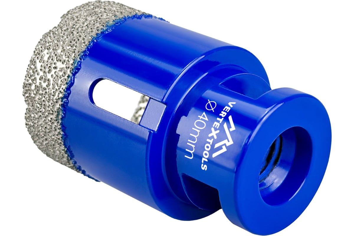 Коронка алмазная 40x35 мм для УШМ Vertextools 333-40-35