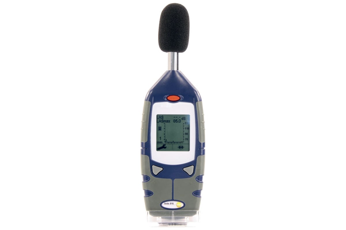 Цифровой шумомер Testo 816-2, 2 класс точности, с поверкой 0560 8162П 00-00310839
