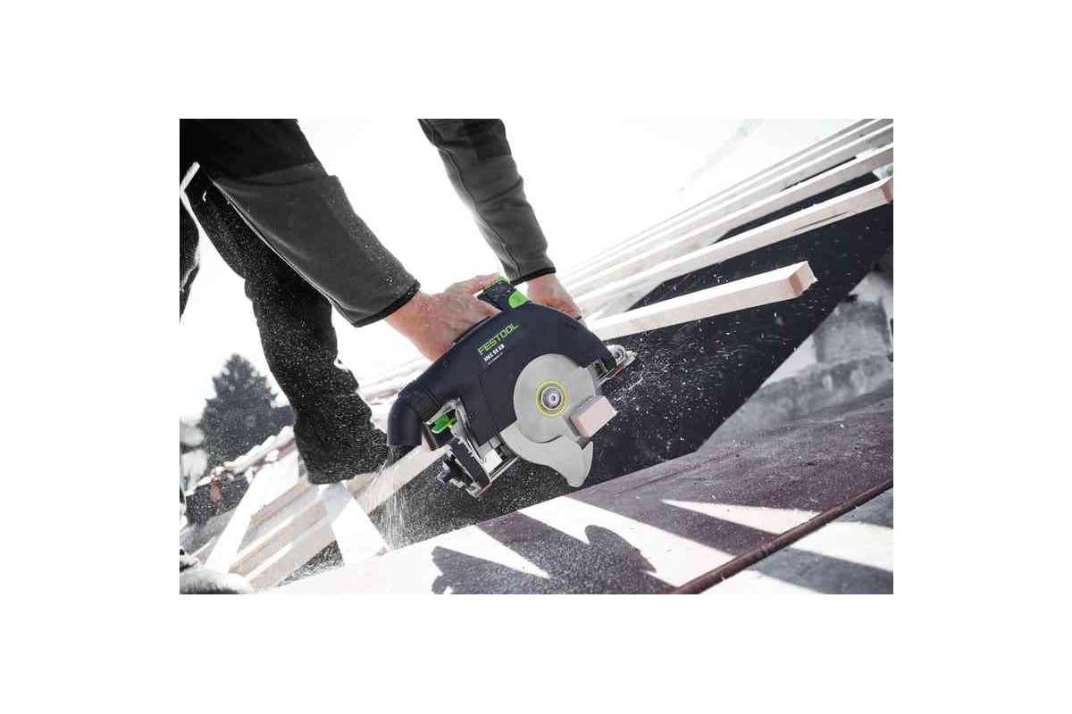 Аккумуляторная дисковая пила Festool HKC 55 Li 5.2 EBI-SET SCA-FSK 420 575735