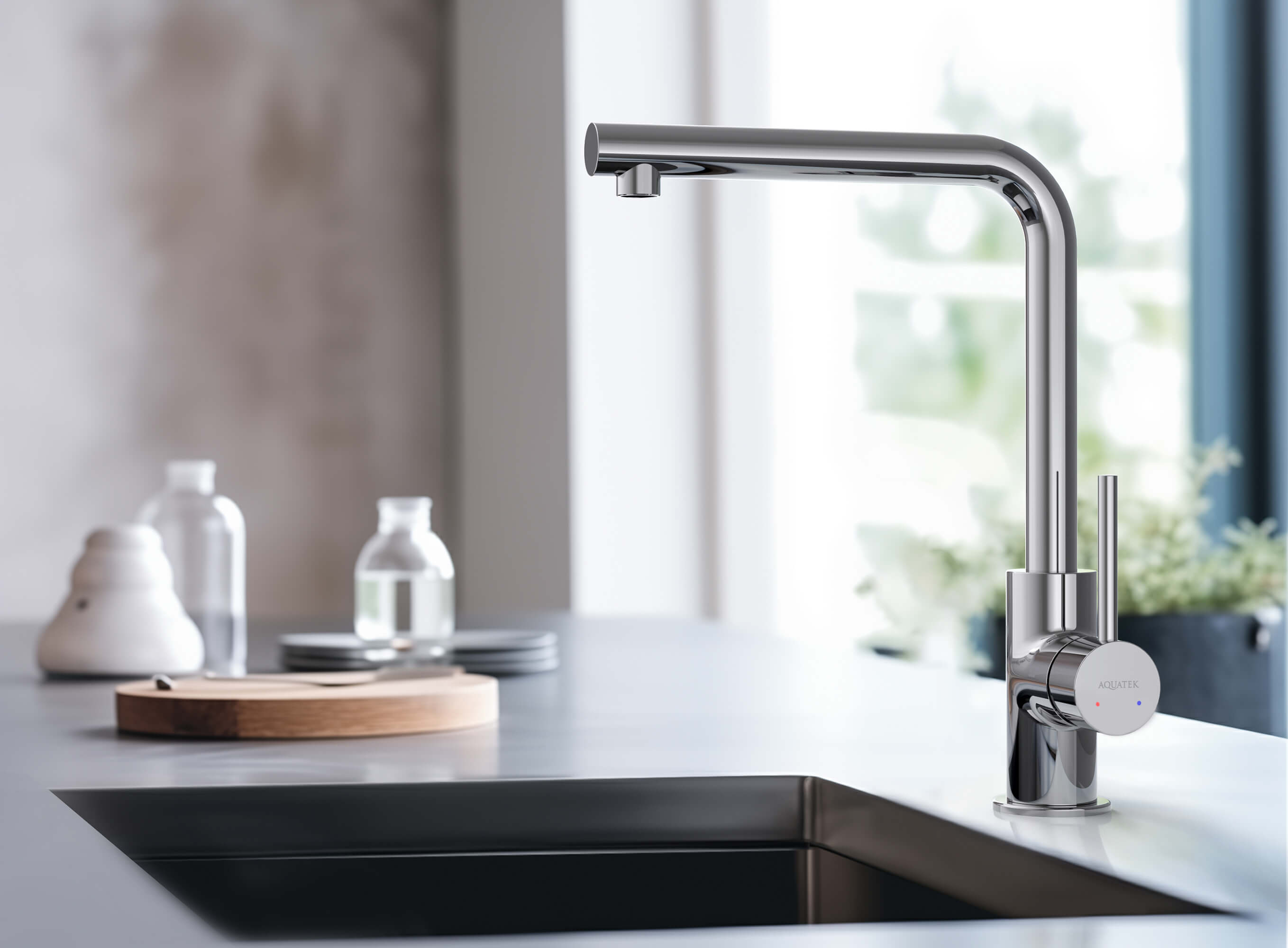 Смеситель для кухни Aquatek Европа AQ1380CR хром