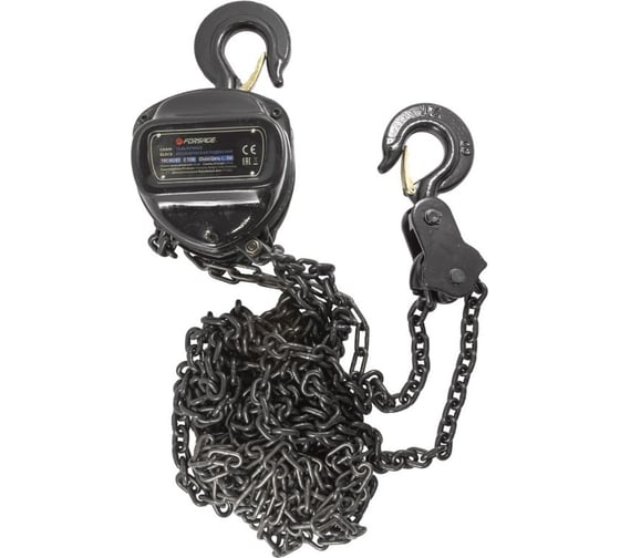 Ручная таль Forsage 2 т, длина цепи 3 м F-TRC90201