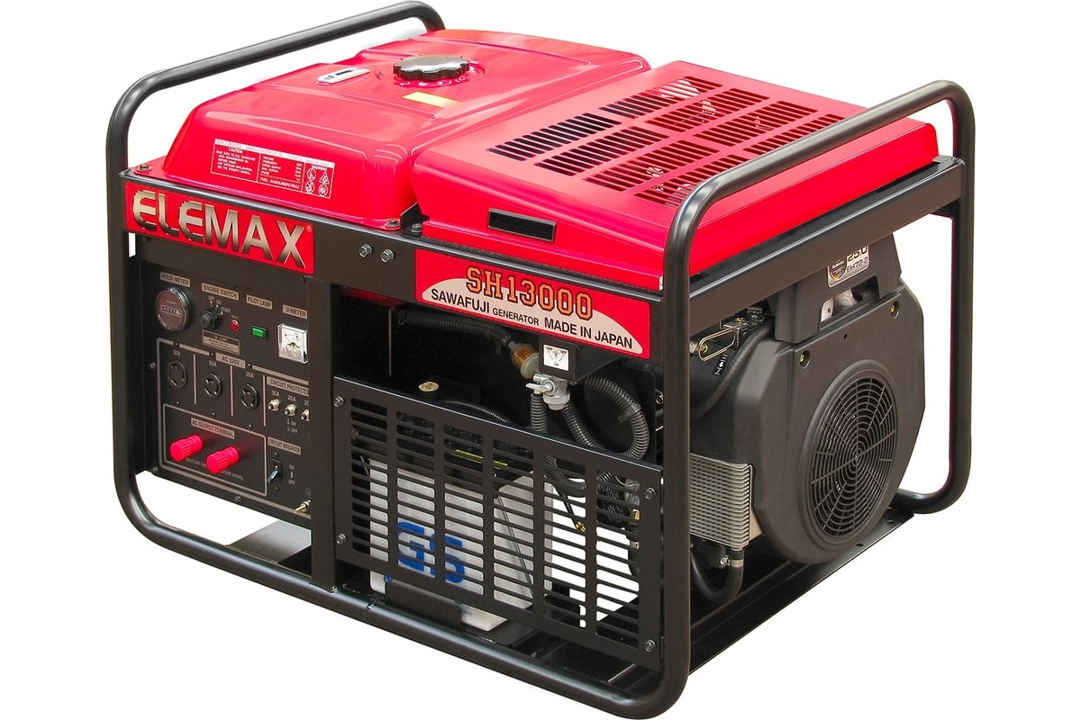 Бензиновый генератор Elemax SH13000-R, 12,0кВт, 230В, 953х665х636мм, 175кг, эл. стартер 00-00001248