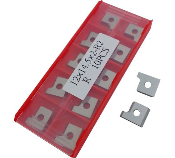 Нож профильный сменный квадратный FHONK 12x14.5x2-R2 HW R (упаковка 10шт) 1214520R2-R-10