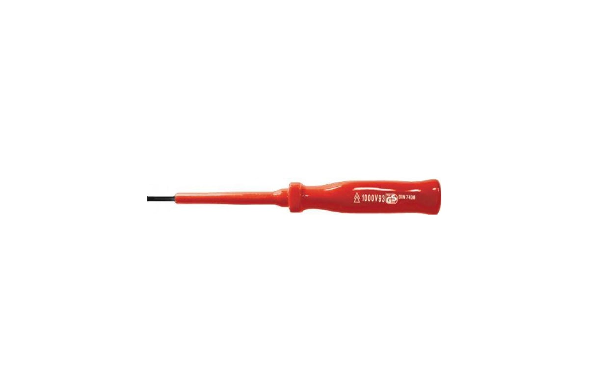 Изолированная отвертка CrV 1000V SL 5х125мм FIT 55803