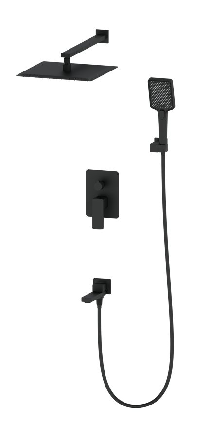 Душевой набор Oliveeka D-Line OL-939003-MB черный матовый