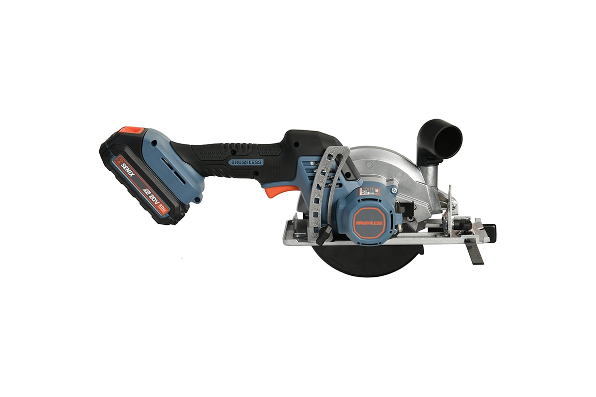 Пила циркулярная аккумуляторная SENIX X2 20V, 140 мм, 1 акб, 1 зу PSCX2-M4-EU SET