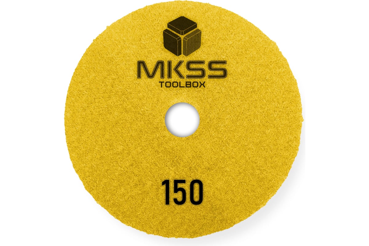 Алмазный гибкий шлифовальный круг MKSS Toolbox MK2604 АГШК Ø100 Р150 для мокрой шлифовки MKSS MK26040150