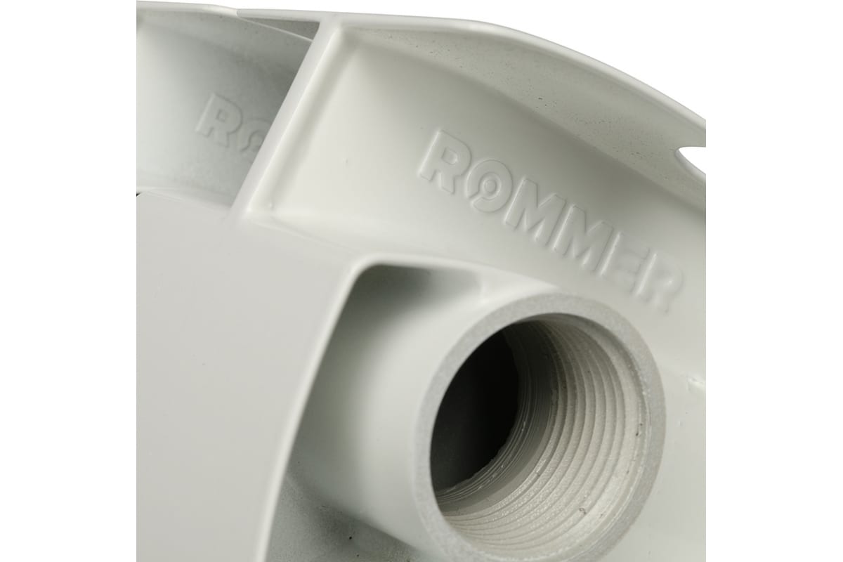 Алюминиевый радиатор Rommer Plus 200 6 секций RAL9016 89989