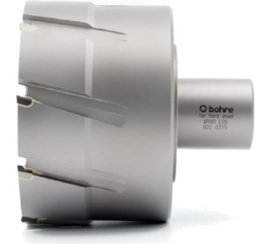 Сверло корончатое по металлу TCT 100x55 мм Bohre КБ000383