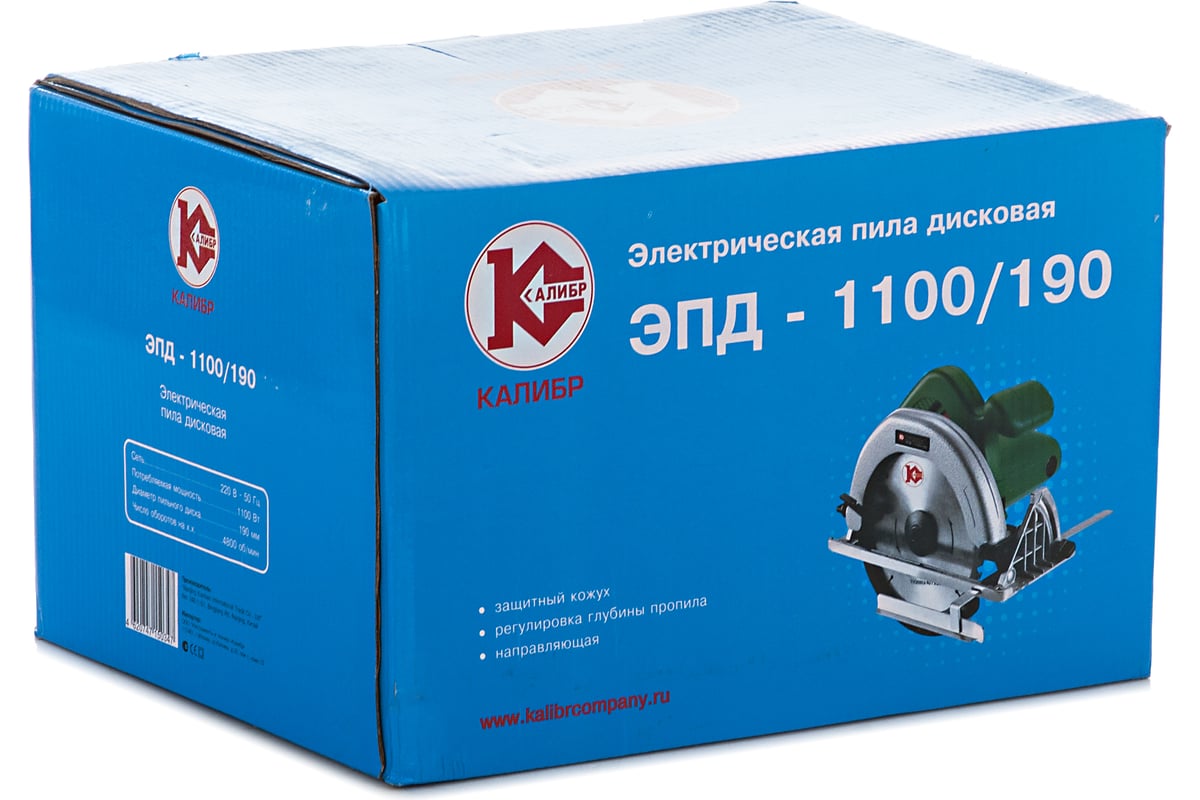 Пила дисковая Калибр ЭПД-1100/190 00000046403