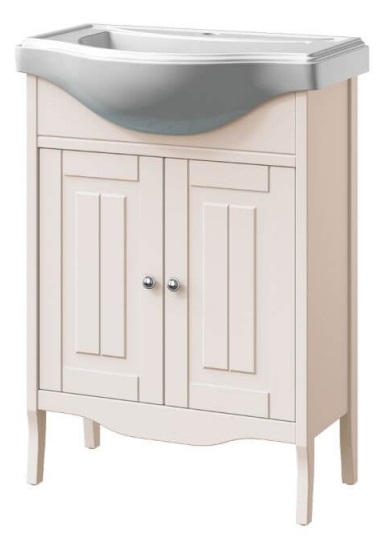 Мебель для ванной Caprigo Genova 65 см, 2 дверцы, магнолия