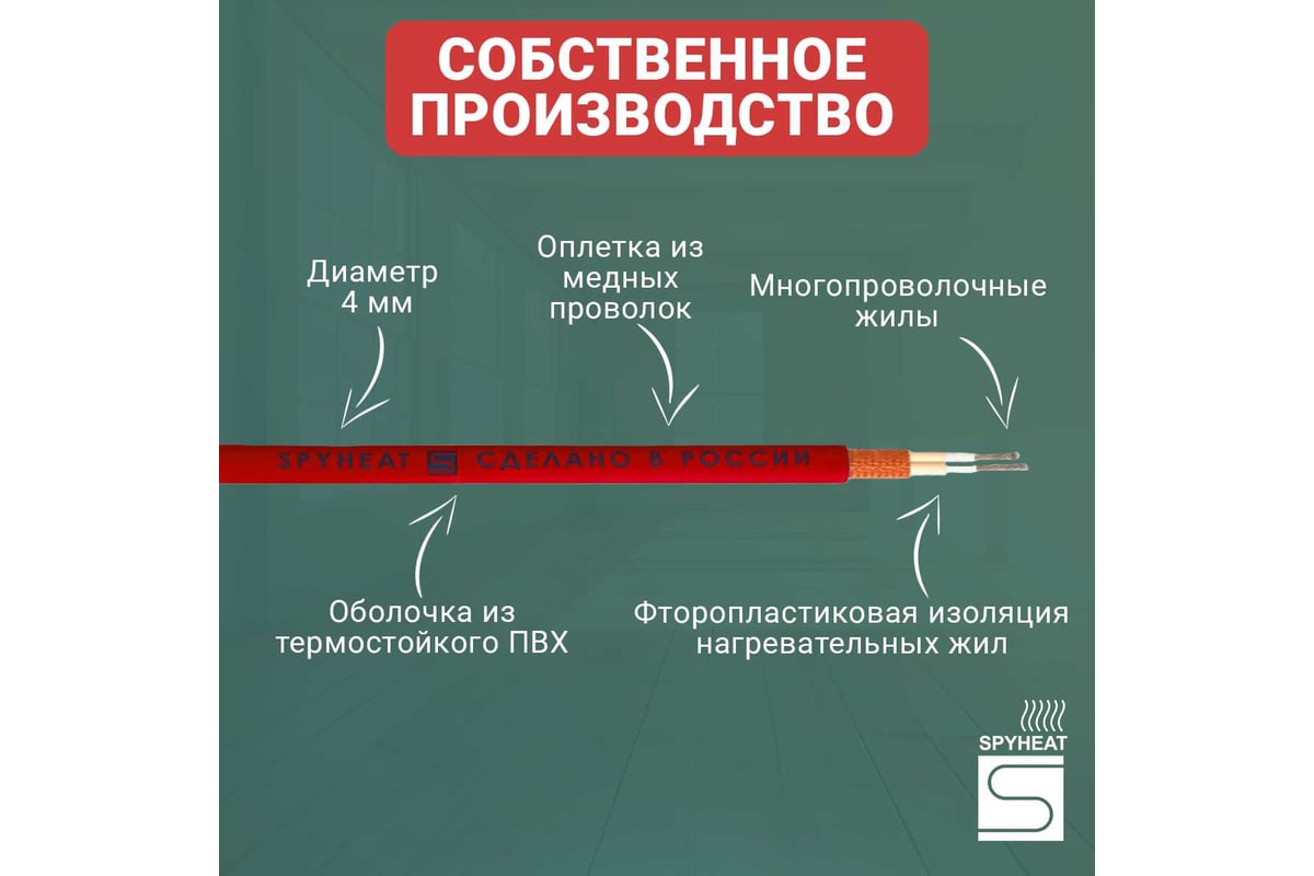 Нагревательный мат SPYHEAT SHMD-3,5-560