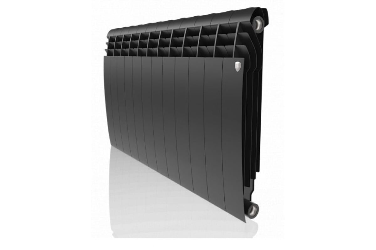 Радиатор Royal Thermo Biliner Alum 500 Noir Sable - 12 секций НС-1250272