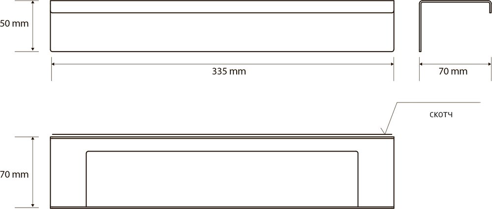 Полотенцедержатель Bemeta Niva 101112135 33.5 см