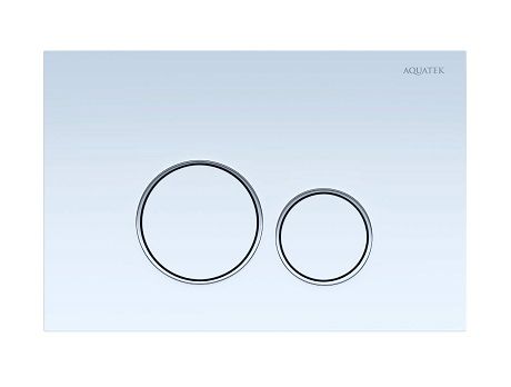 Подвесной унитаз SET Aquatek Лугано-015 4в1, кнопка белый