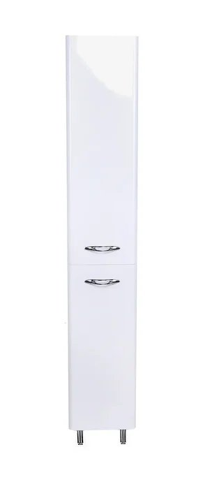 Шкаф пенал Style Line Каре Люкс 30 см L, с б/к, белый СС-00002325