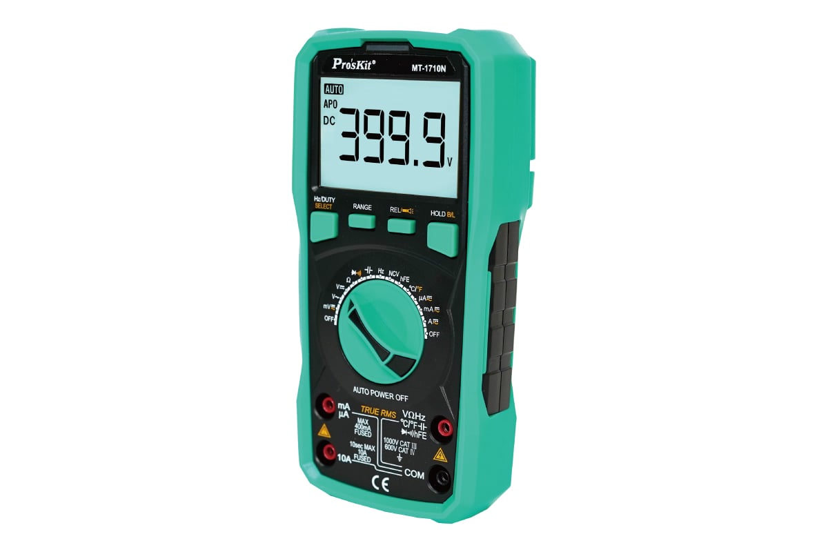 Мультиметр цифровой с автоматическим диапазоном ProsKit MT-1710N TRUE RMS С00040319