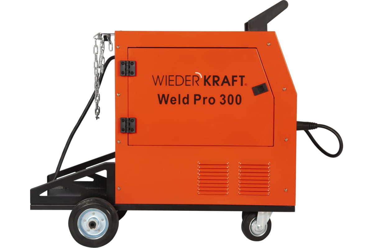 Сварочный инверторный аппарат Wiederkraft 300A 380В MIG/MAG/MMA/Lift TIG горелка 24AK WELD Pro 300