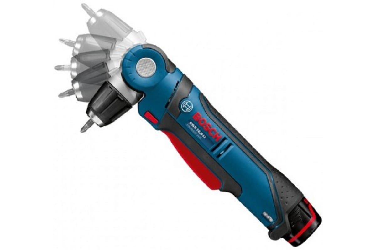 Аккумуляторная угловая дрель-шуруповерт Bosch Professional GWB 12 V-10 0.601.390.908