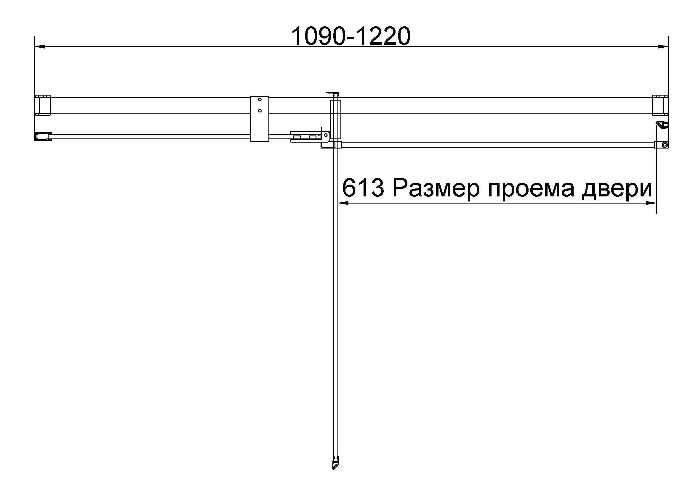 Душевая дверь Vincea Экстенза (Extenza) VDP-4EX1112CLBN 110/120x195 брашированный никель, прозрачная