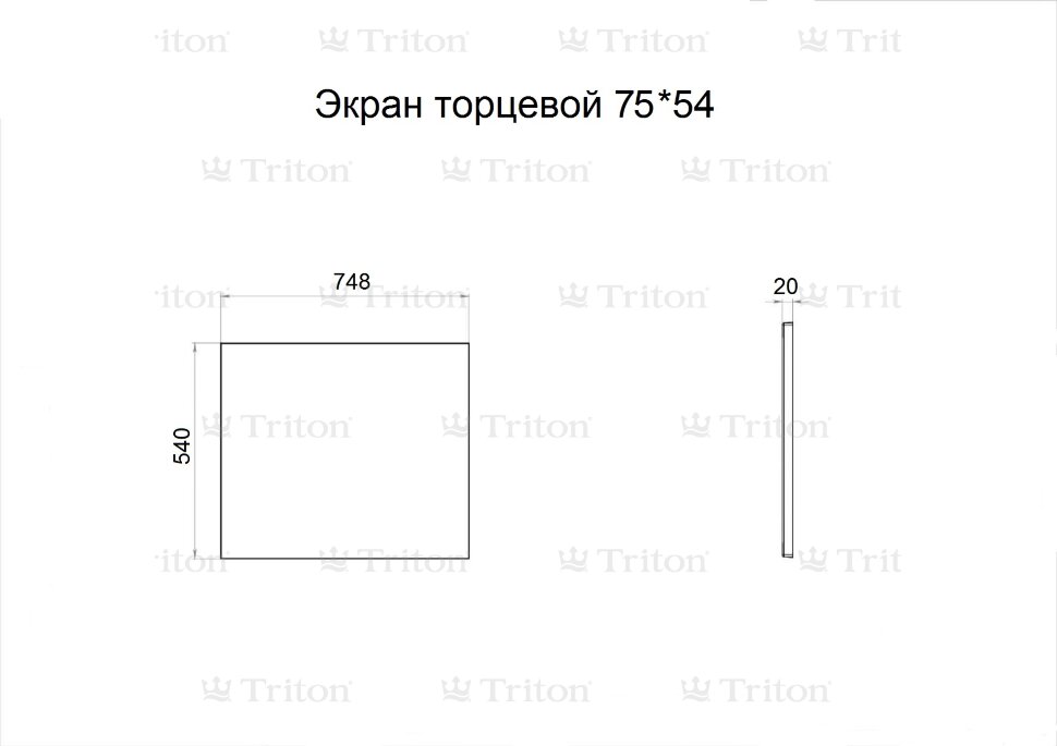 Боковая панель Тритон Александрия 75