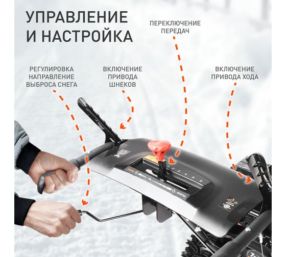 Снегоуборщик Patriot PS 603 Led 426109603