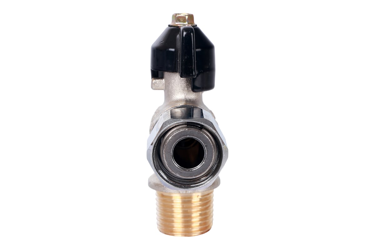 Шаровой угловой кран STOUT НР/накидная гайка 1/2x1/2 SVB-0010-000015 RG008T2PONKOO3