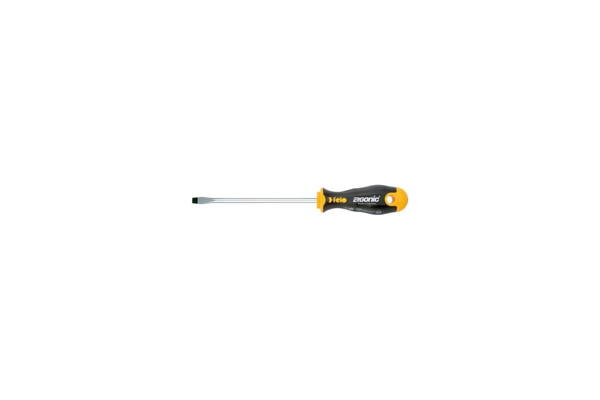 Плоская шлицевая отвертка 4,0х0,8х100 Felo Ergonic 40004310
