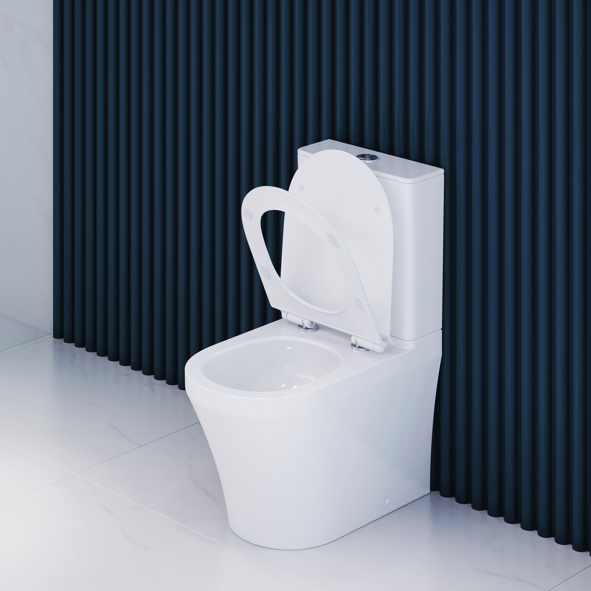 Унитаз-компакт RGW SW-06 безободковый Tornado, с микролифтом 67420106-01