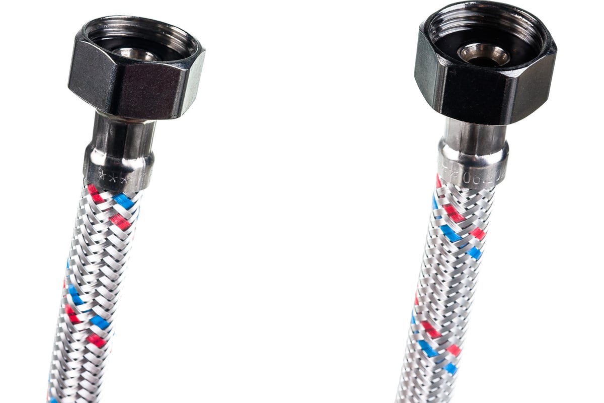 Гибкая подводка для воды (40 см; 1/2"; гайка-гайка) Valtec VTf.001.IS.0404040