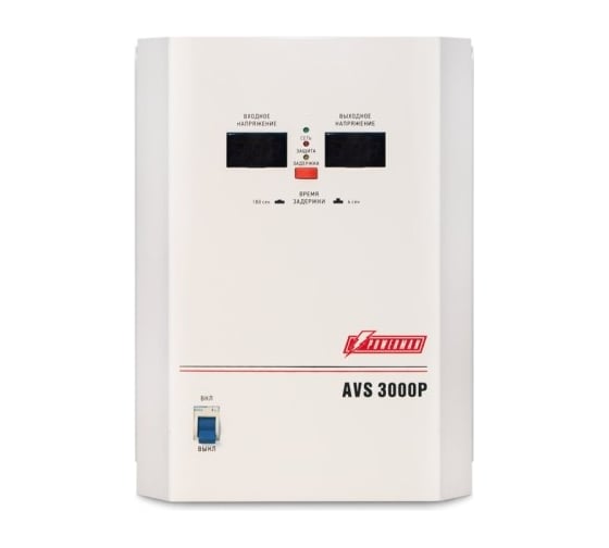 Настенный стабилизатор Powerman AVS 1ф 3 кВА AVS 3000 P 6049490