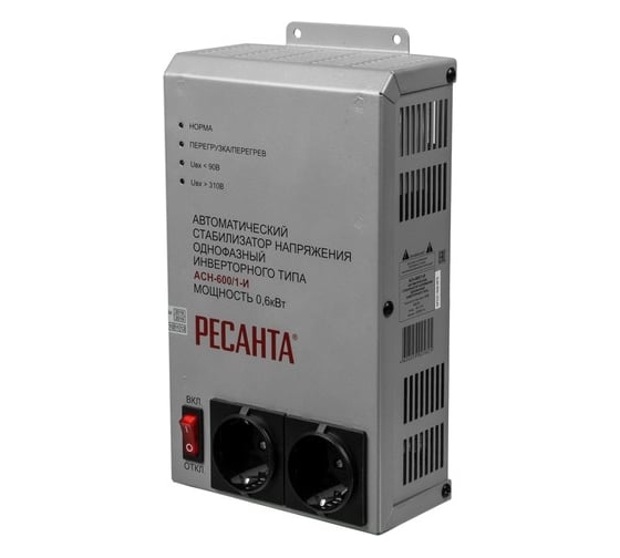 Стабилизатор инверторного типа Ресанта АСН-600/1-И 63/6/36