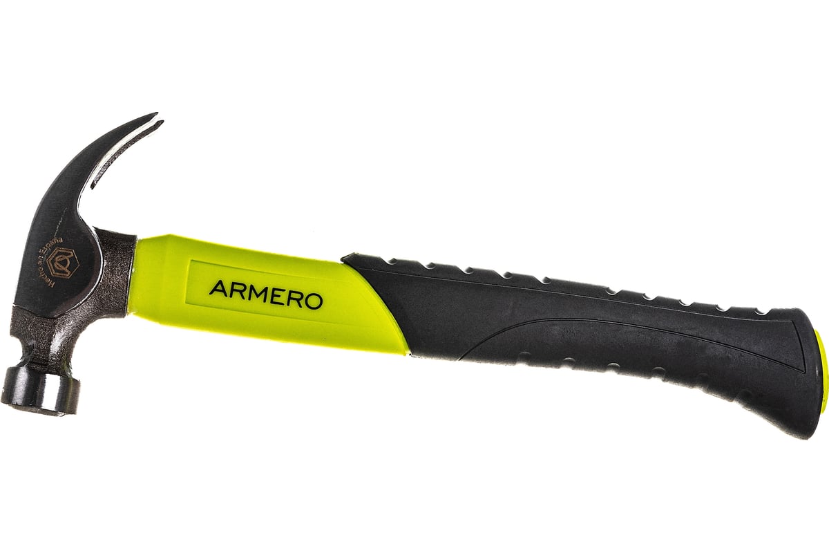 Молоток-гвоздодер Armero фибергласс, 450 г. A630/245