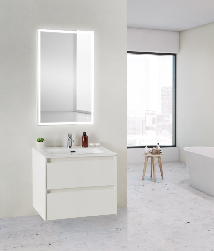 Тумба с раковиной BelBagno Kraft 39-600 60 см Bianco Opaco