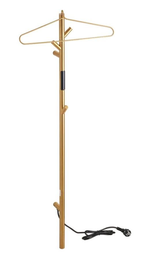 Полотенцесушитель электрический Bemeta 704153015 30W 103x1180 стойка, золото матовое