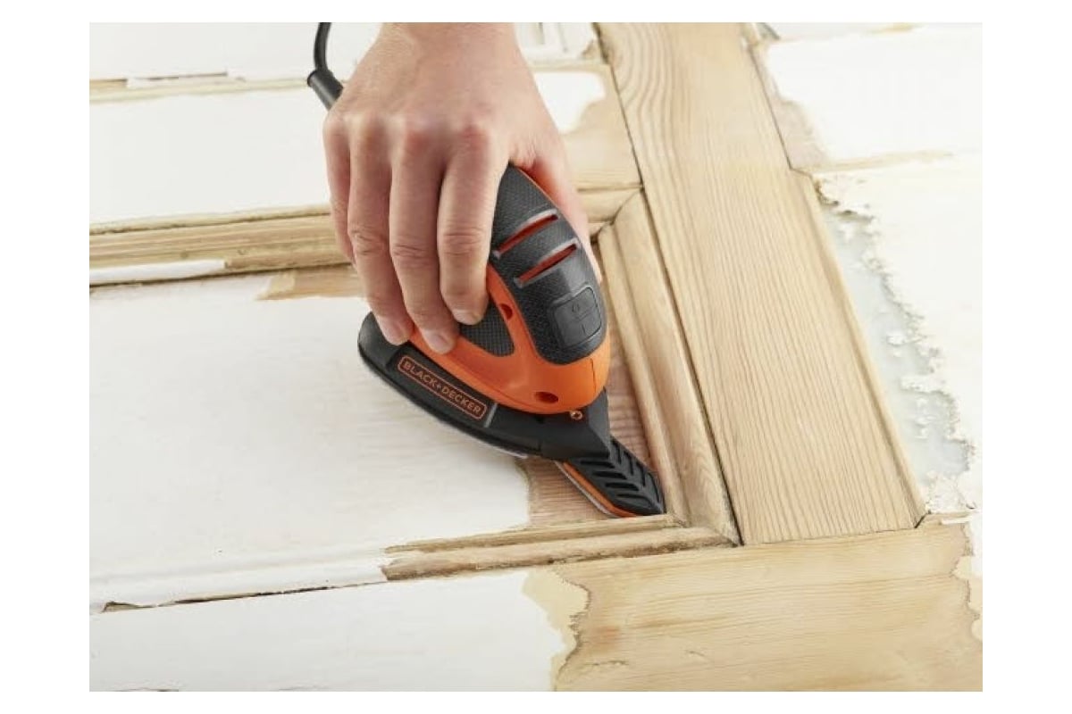 Дельтавидная шлифмашина Black&Decker Mouse BEW230-QS