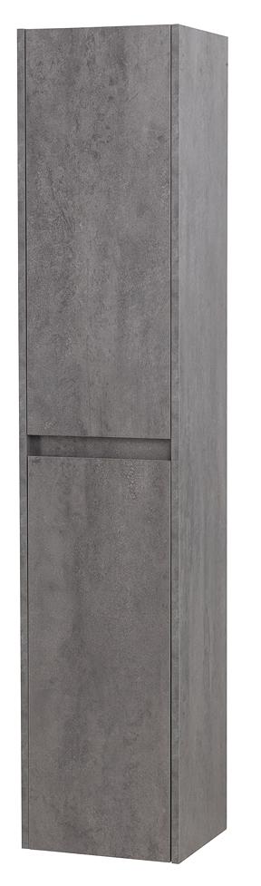 Шкаф пенал BelBagno Kraft 33 см R Cemento Grigio, KRAFT-1600-2A-SC-CG-R