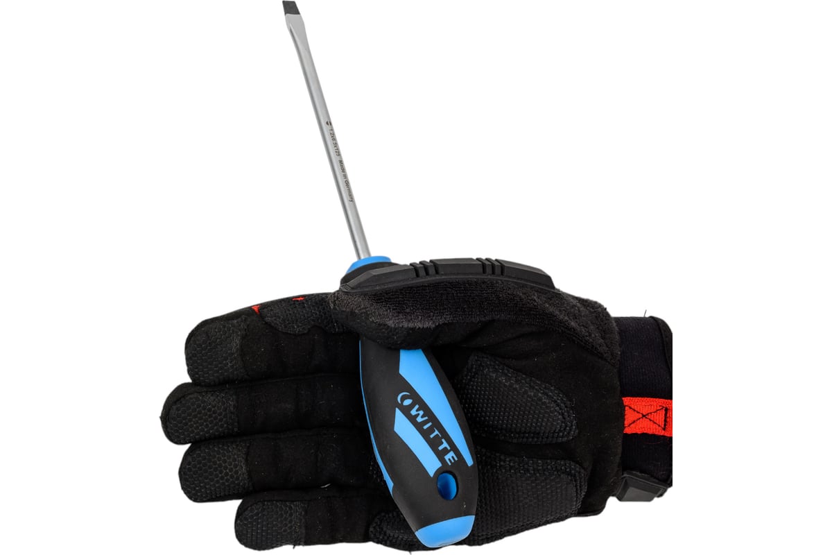Слесарная шлицевая отвертка WITTE MAXX 1,2х6,5х125 мм 531072016