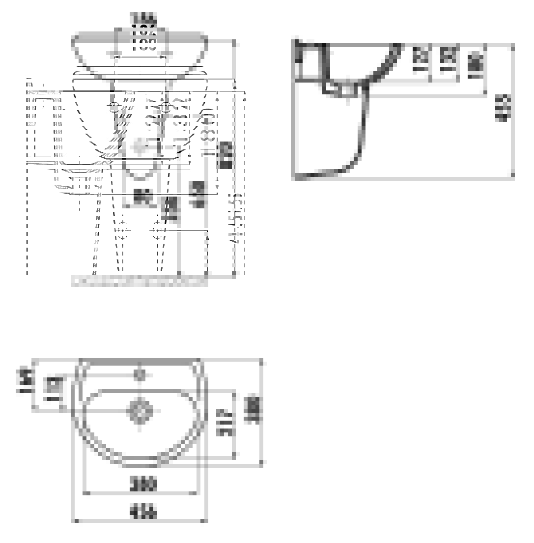 Раковина Creavit TP145-00CB00E-0000 45 см белый
