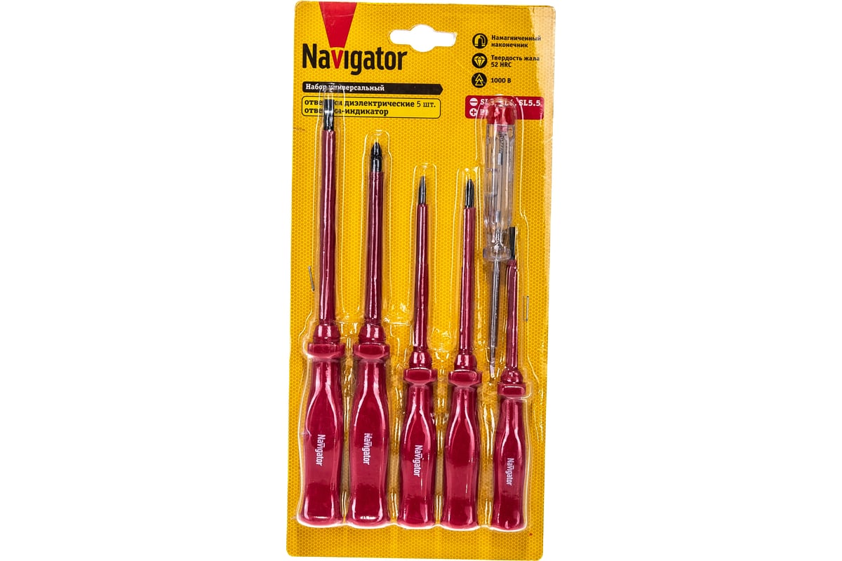 Набор отверток Navigator NSD-S02 61266