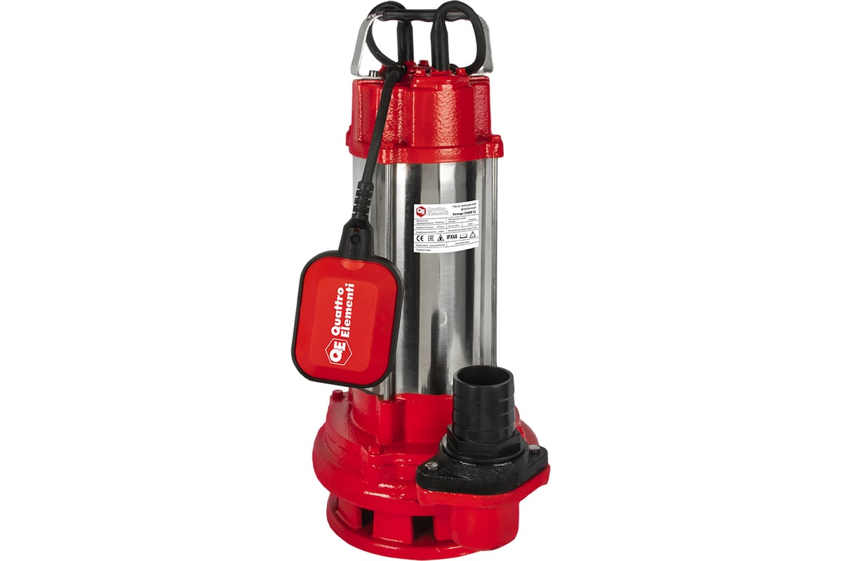 Фекальный насос Quattro Elementi Sewage 2500F Ci 909-068
