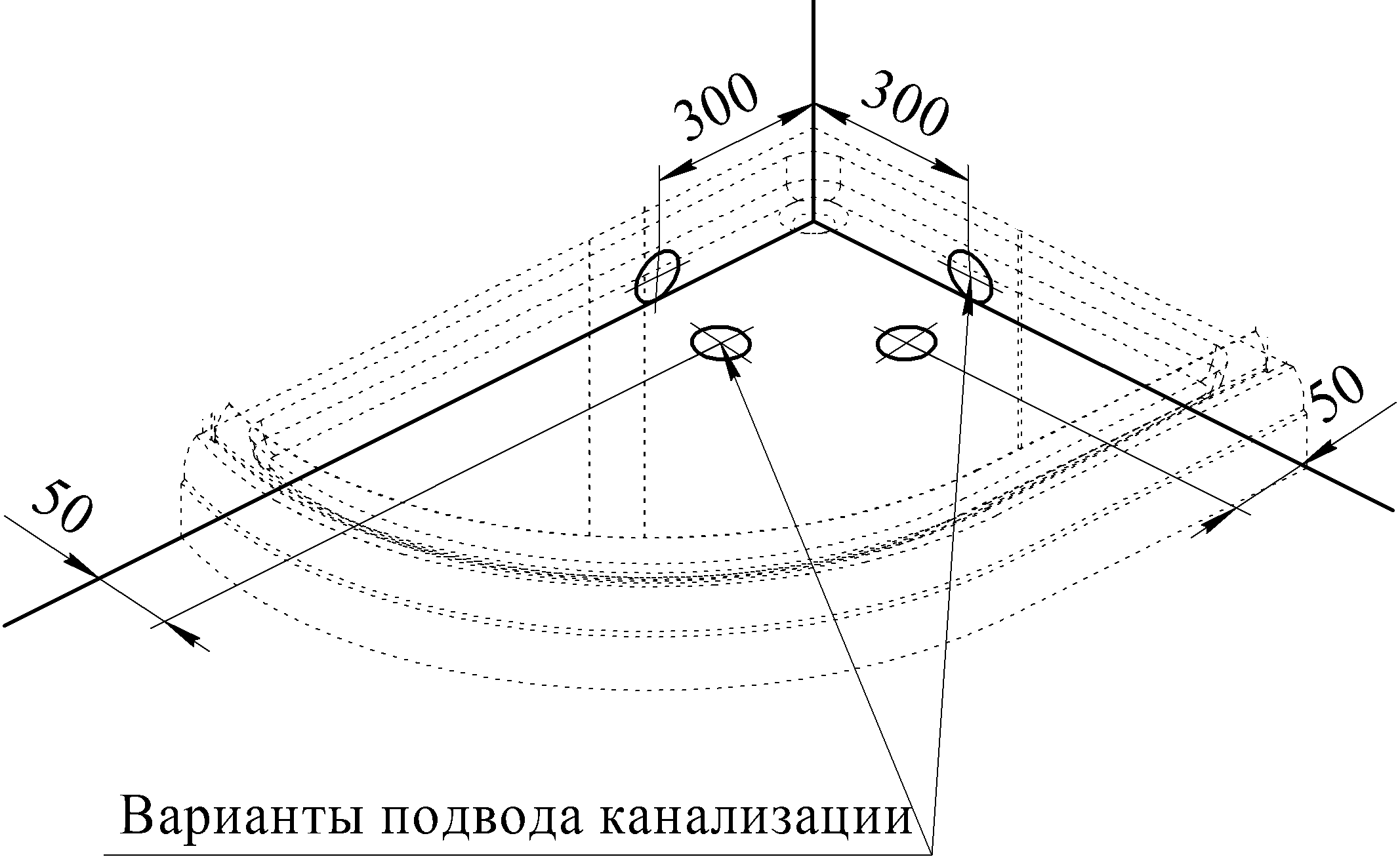 Поддон для душа Радомир 1-11-0-1-0-010 120x90 L